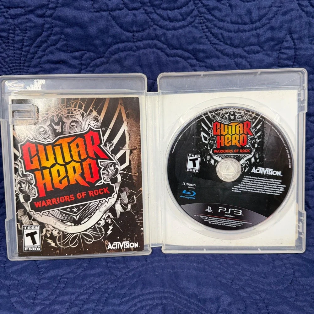 Guitar Hero Warriors of Rock Sony PlayStation 3 PS3 Game Activision 2010 CIB